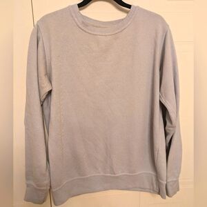 Light blue crewneck sweatshirt